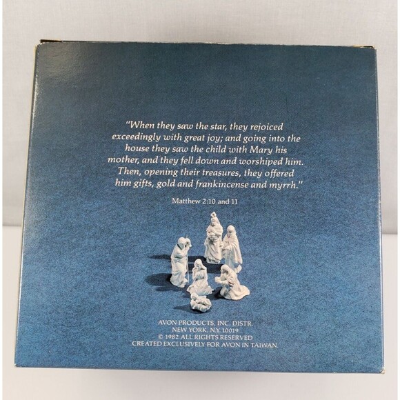 Vintage 1982 Avon Nativity Collectibles The Magi Melchior Porcleain Figurine - Picture 3 of 16